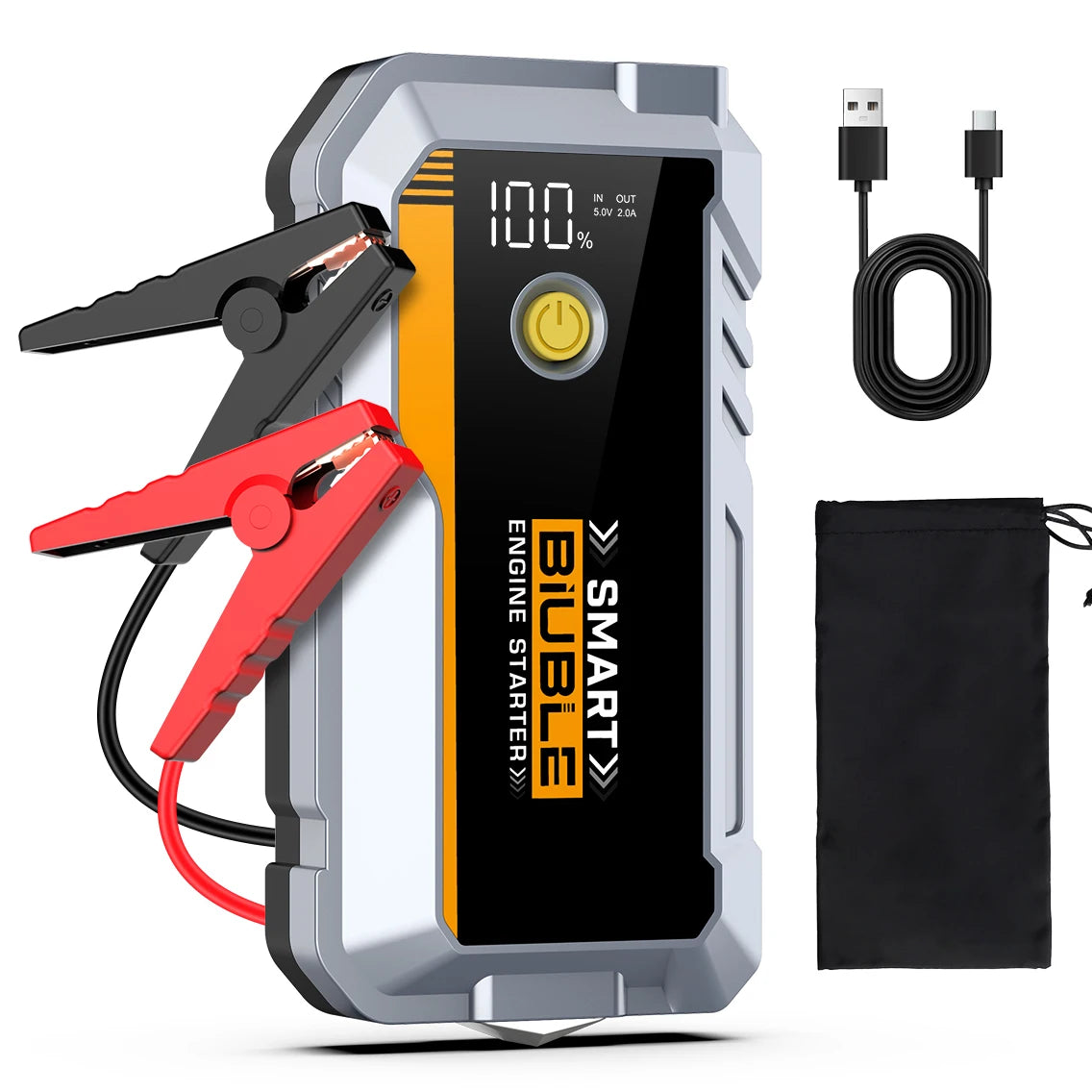 Car Jump Starter Power Bank Car Battery Starter 12V Auto Starting Device with LED Light For Auto Battery Booster Buster