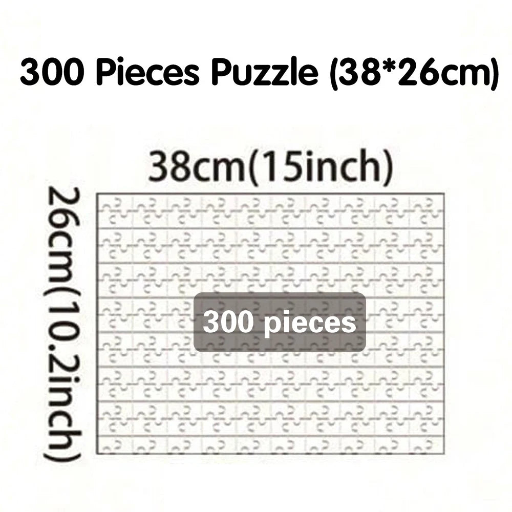 35/300/500/1000pcs Personalized Custom Photo Puzzle family photo For Him Her Family Friends Children For Birthdays For Weddings