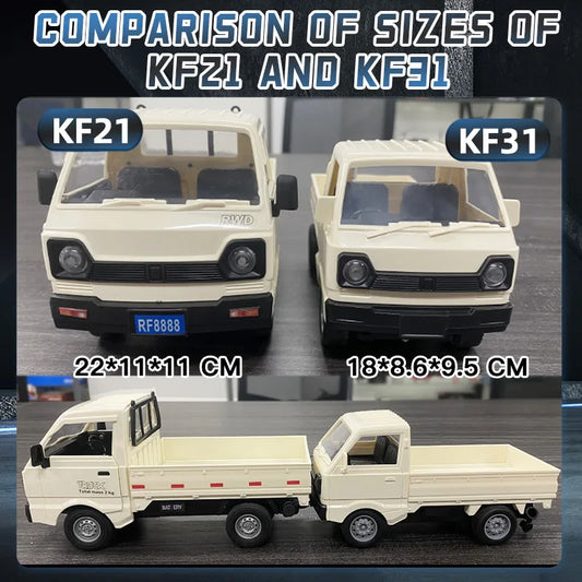 ZWN 1:16/1:18 RC CAR Simulation Drift Climbing Truck Led Light Small Cargo Remote Control Electric Toy Model for Kids Gifts