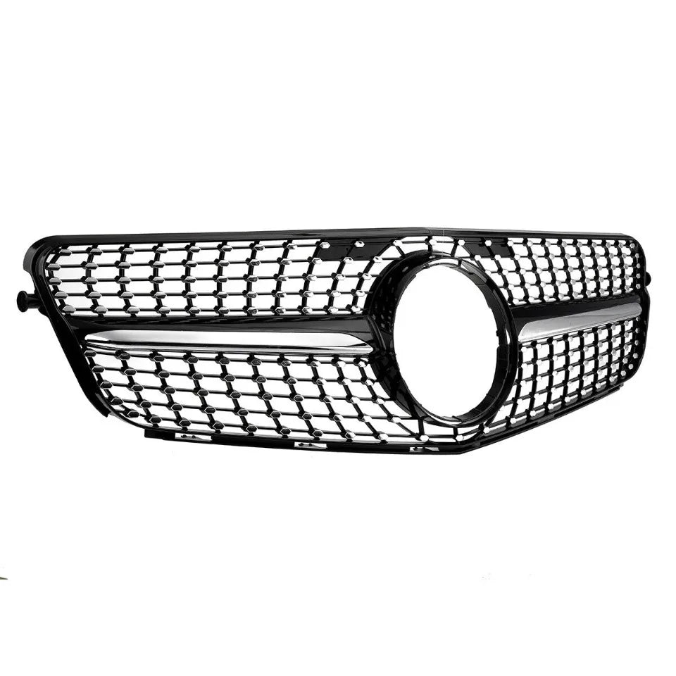 XVIP Front Bumper Grille Hood Grille For Mercedes Benz C W204 C43 2008-2014 C180 C200 C250 C300 AMG GTR Diamond Style Grille