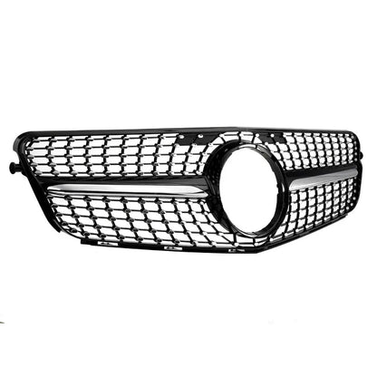 XVIP Front Bumper Grille Hood Grille For Mercedes Benz C W204 C43 2008-2014 C180 C200 C250 C300 AMG GTR Diamond Style Grille