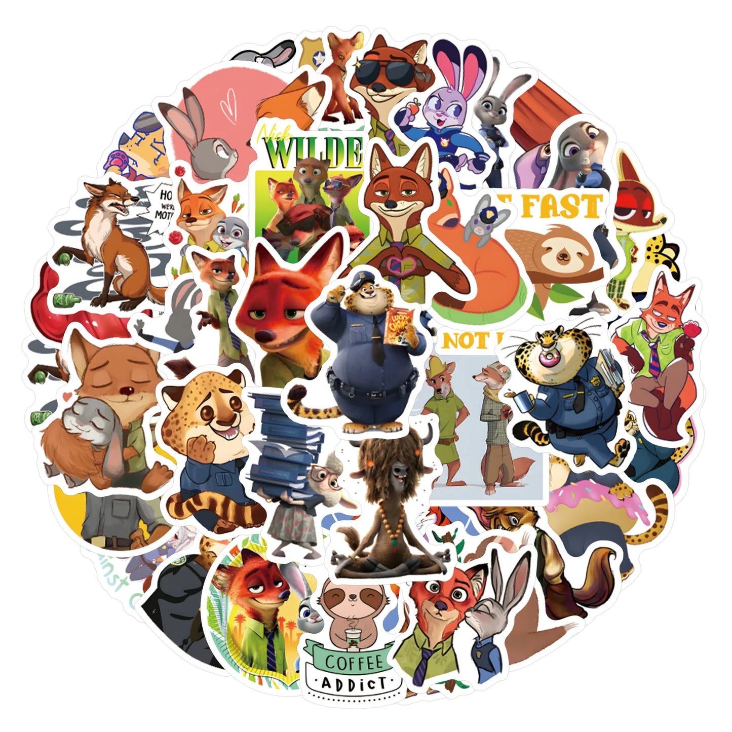NEW Zootopia Party Favor Zootopia 2 Birthday Decoration Judy Nick Gary Party Supplies Zootropolis Coil Notebook Box Bag Card Kid