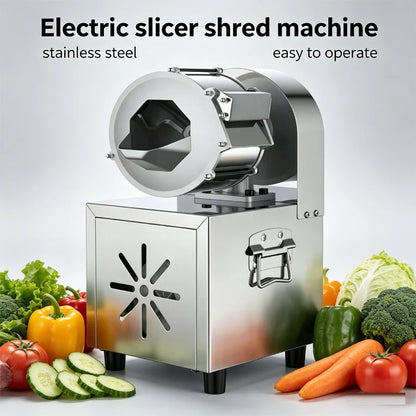 Multi-function Electric Cutter Slicer Vegetable Processor Food Commercial Potato Carrot Cutting Machine