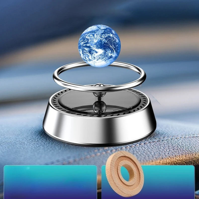 Cross-border solar creative planet console car ornaments car perfume long-lasting fragrance car aroma diffuser