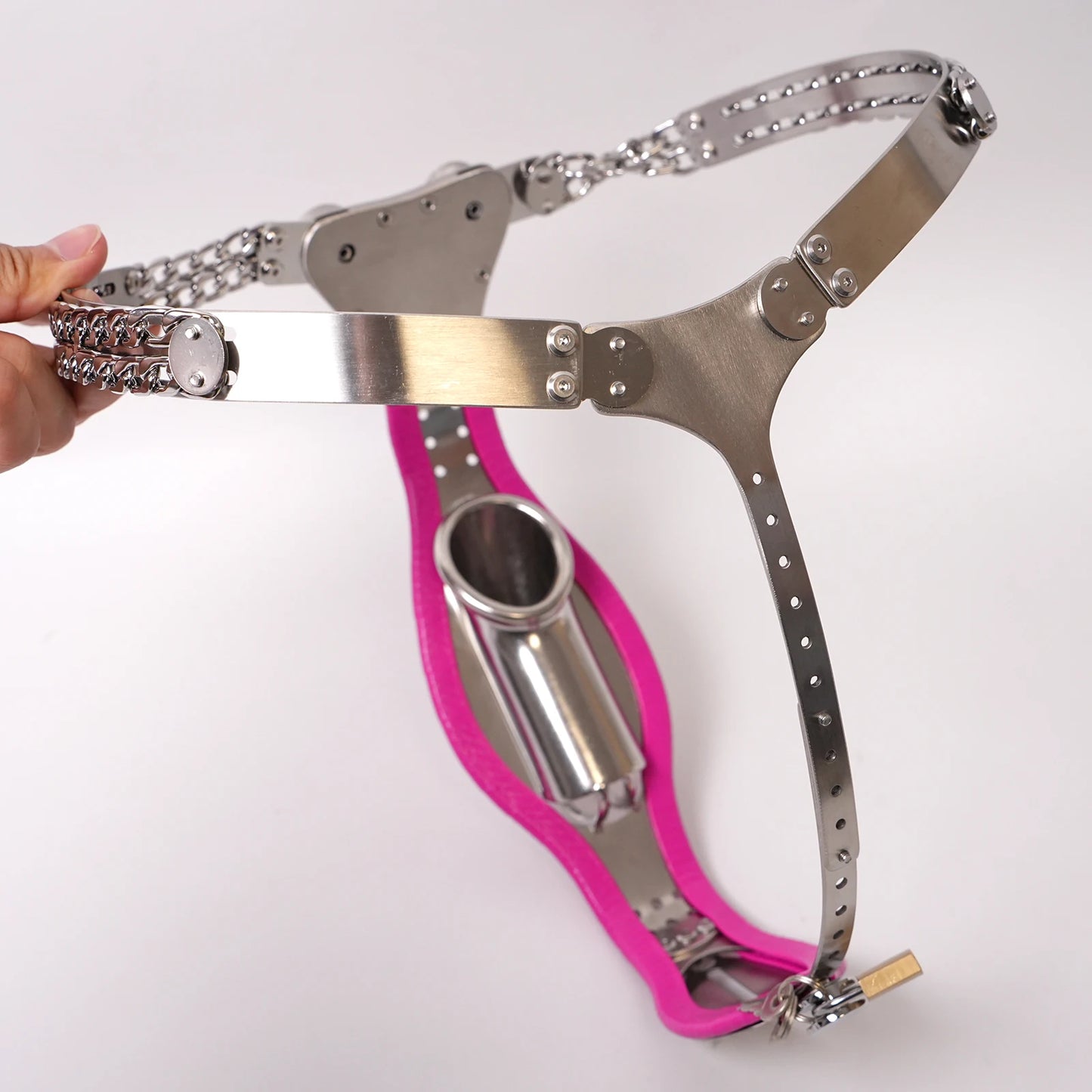 Stainless Steel Male Chastity Cage Sissy Urethral Chastity Pants Penis CB Lock Abstinence Restraint Cock Cage Adult Sex Toy 18+