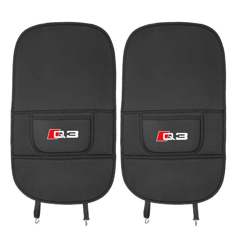 For Audi Q3 Q7 Q8 TT Car Seat Back Anti-Kick Protector Pad Rear Seat Anti-Dirty & Anti-Scratch Mat