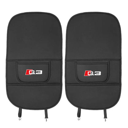 For Audi Q3 Q7 Q8 TT Car Seat Back Anti-Kick Protector Pad Rear Seat Anti-Dirty & Anti-Scratch Mat