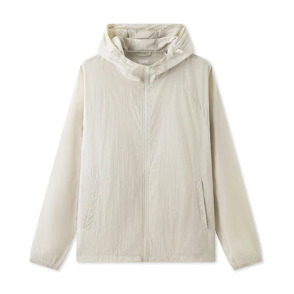 Semir Jacket Men'S Summer Foldable Storage Top Simple Casual Style Hooded Couple