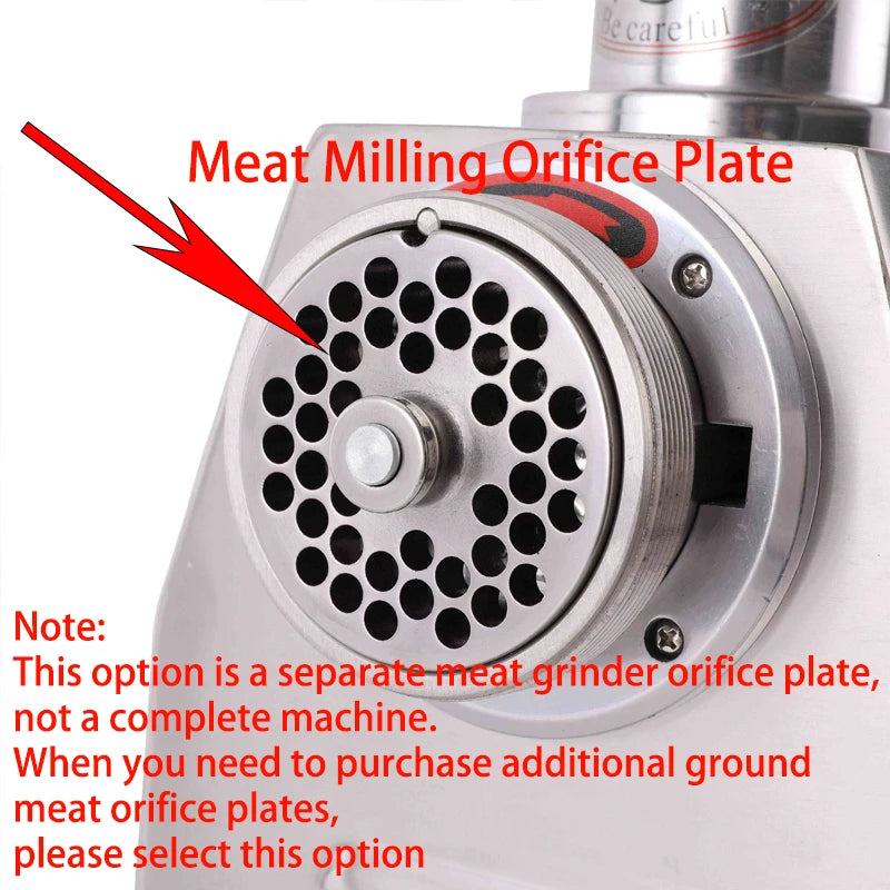 BABEJING Stainless Steel Meat Grinder Electric Household Chili Chopper Commercial Industrial Kitchen Tool for Grinding Meat