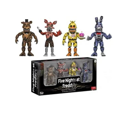 In Stock FNAFs bear's midnight harem five nights Bonnie/Freddy/Chica/Foxy Action Figure Model Toys Birthday Children's Gifts