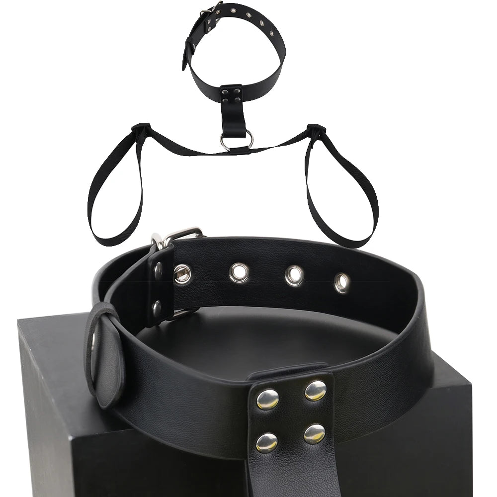 QKKQ Wearable Leather And Polyester Bosom Belts Sex Bra Strap On Bust Belt Chest Bind Breast Bondage BDSM Game Sexy Accessories