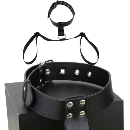 QKKQ Wearable Leather And Polyester Bosom Belts Sex Bra Strap On Bust Belt Chest Bind Breast Bondage BDSM Game Sexy Accessories