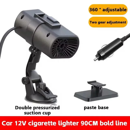 Mini 12V Car Heater USB/Cigarette Lighter Portable Fast Heating Cup Holder Design For Cab Truck RV Winter Travel Emergency Kit