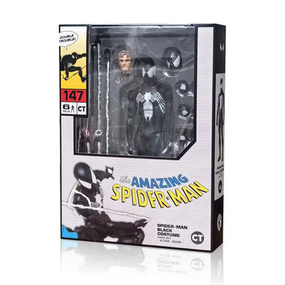 Ct Toys Spiderman Mafex 185 Classic Costume Anime Figure Ver Miles Morales 2099 Spider-man Action Figure Figurine Toys Gift