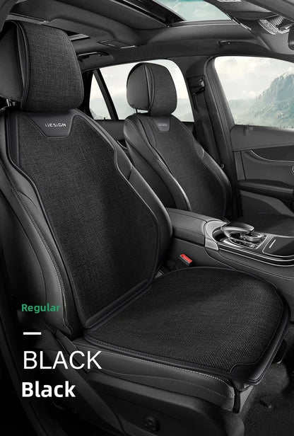 Universal Linen Car Seat Cover Four Season Auto Flax Comfortable Breathable Anti-Slip Covers Cushion SUV Car Seat Protection