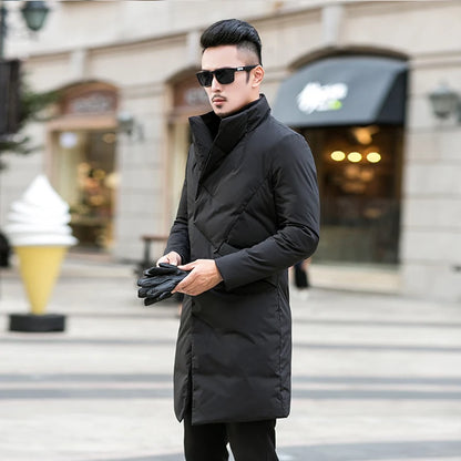 2024 new arrival winter jacket 90% white duck down jackets men,mens fashion thicken warm parkas winter down coat male KYR097