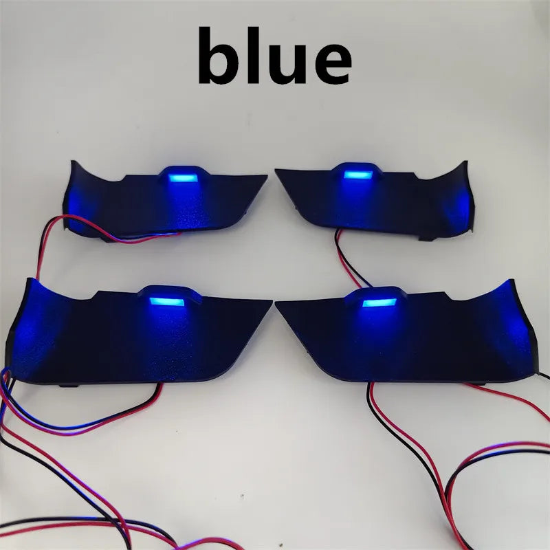 For Toyota RAV4 2019-2024 Inner Door Bowl Ambient Light Atmosphere Lamp Handle Armrest Frame LED Blue Decorate Lamp
