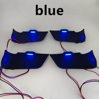 For Toyota RAV4 2019-2024 Inner Door Bowl Ambient Light Atmosphere Lamp Handle Armrest Frame LED Blue Decorate Lamp