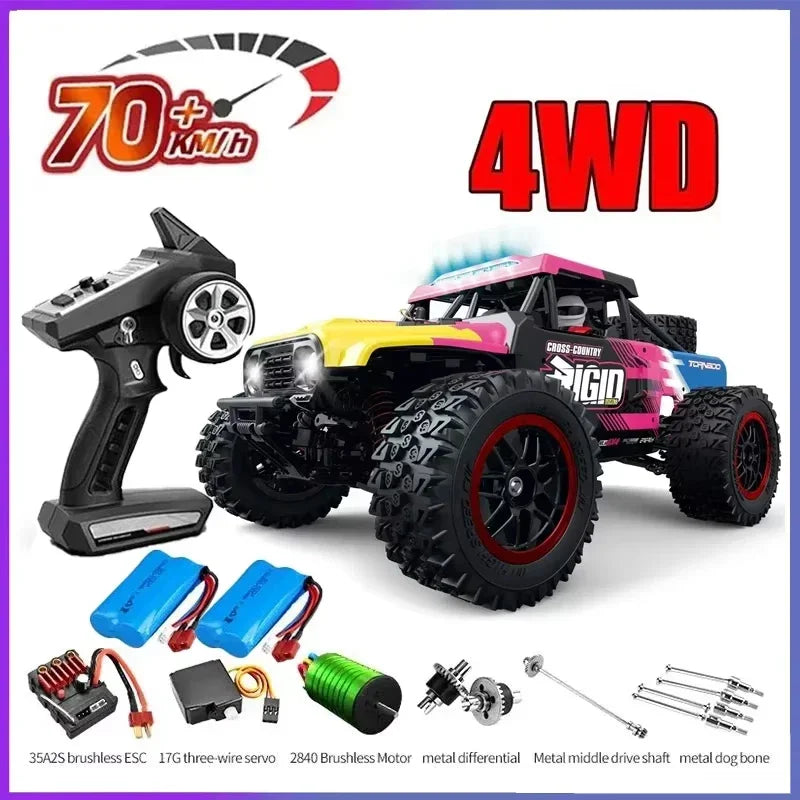 SCY 16101PRO, 16102PRO, 16103PRO 4WD 1:16RC Brushless High-speed Remote Control Car, 70 Kilometers Per Hour, Toy Racing Car Gift