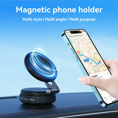 Model Powerful Vacuum Suction Mobile Phone Holder Extendable and Foldable Magnetic Mobile Phone Holder Portable Support Bracket