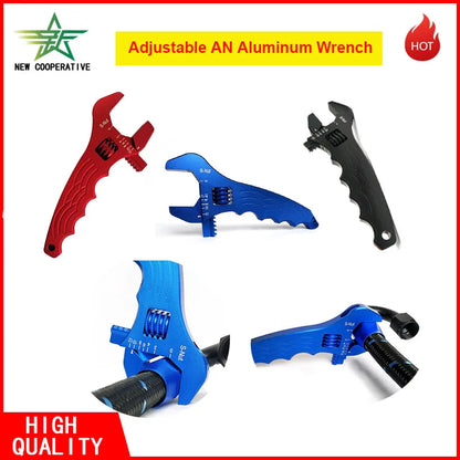 AN Aluminum Wrench Adjustable Hose Connector Tool Aluminum Wrench Hose Adapter End