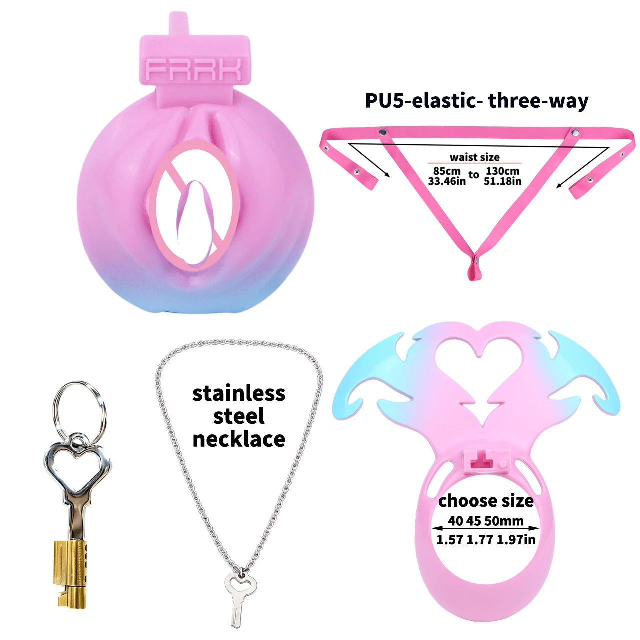Devil's Heart Chastity Cage 2026 New Sissycage Male CB Lock Bondage Cock Cage Pussy Worship Device Wearable BDSM Toy For Men Gay