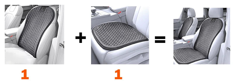 Car Gel Seat Cushion Silicone Mat Cool Gel Cooling Pad Universal Four Season Breathable Ventilate Vehicle Protector Mat Pad