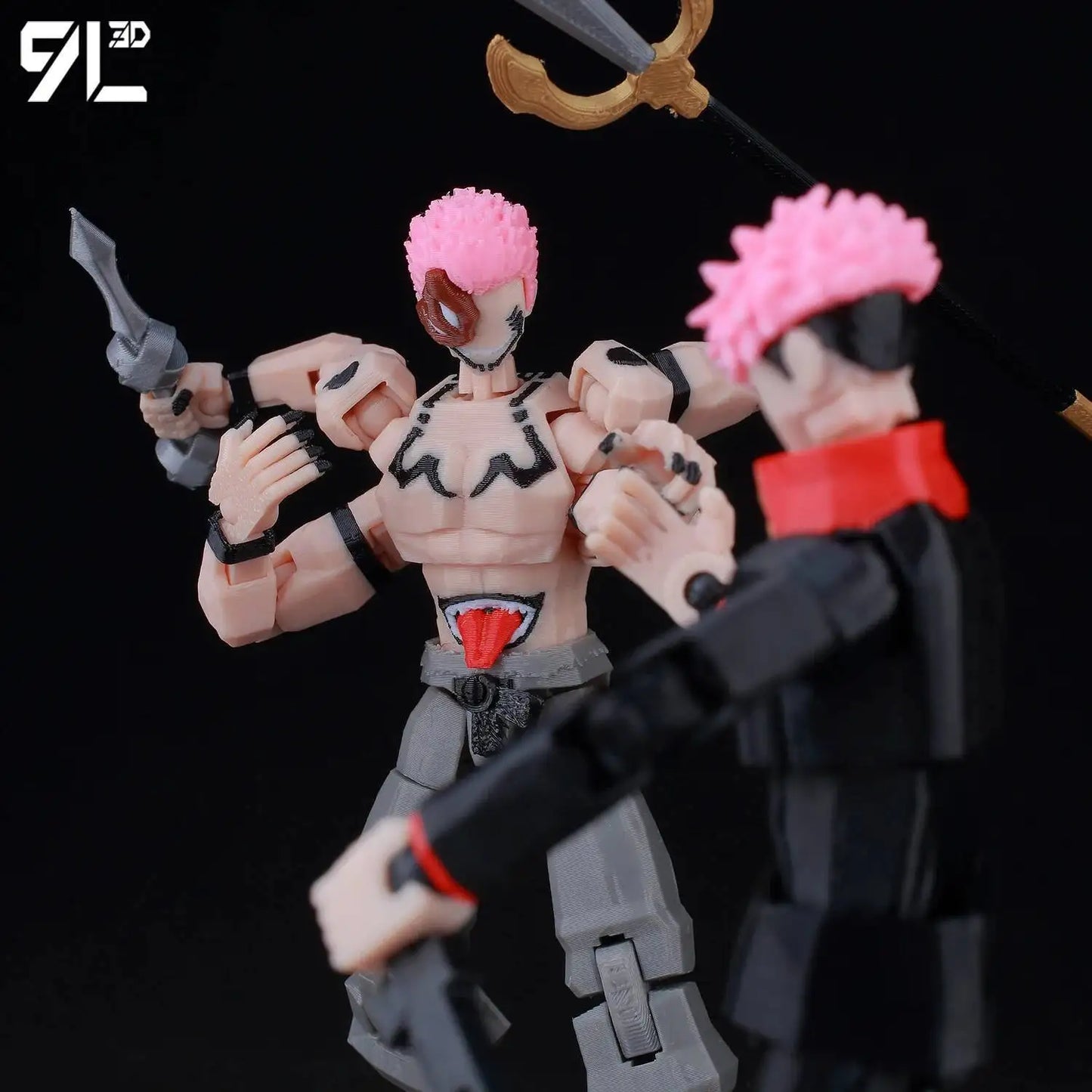 9L3D T13 Jujutsu Kaisen Itadori Figure LUCKY13 Training Ver. JJK Titan13 Multi-Jointed Movable Dummy13 Stress Relief Toys Gifts