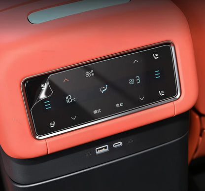 For BYD Sealion 8 Atto 8 Tang L Car Rear Air Conditioning Film Central Control Navigation Tempered Instrument Glass Accessories