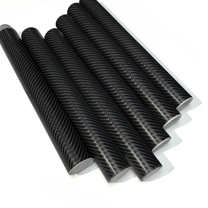 Car Stickers Black Carbon Fiber Vinyl Wrap Film 150*50cm Gloss Carbon Fiber Motorcycle Wrap Waterproof Film for Cars Accessories
