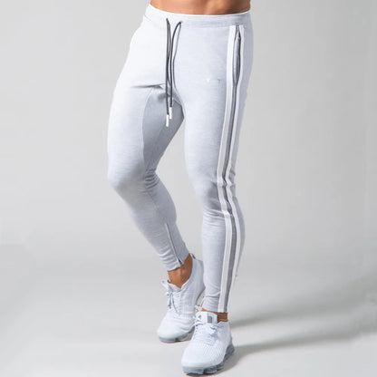 Black Joggers Sweatpants Men Casual Pants Gym Fitness Workout Sportswear Trousers Autumn Male Crossfit Running Sport Trackpants