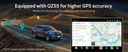 OTTOCAST P3 Pro Android Car Box Smart Car System for Car with AI Voice Assistant Cloud SIM 4G Dual Screen Fast Wireless Connecti