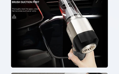 SZUK Car Vacuum Cleaner 18000PA High Pressure Portable Handheld Powerful Mini Cordless Car Appliance Cleaning Vacuum Cleaner