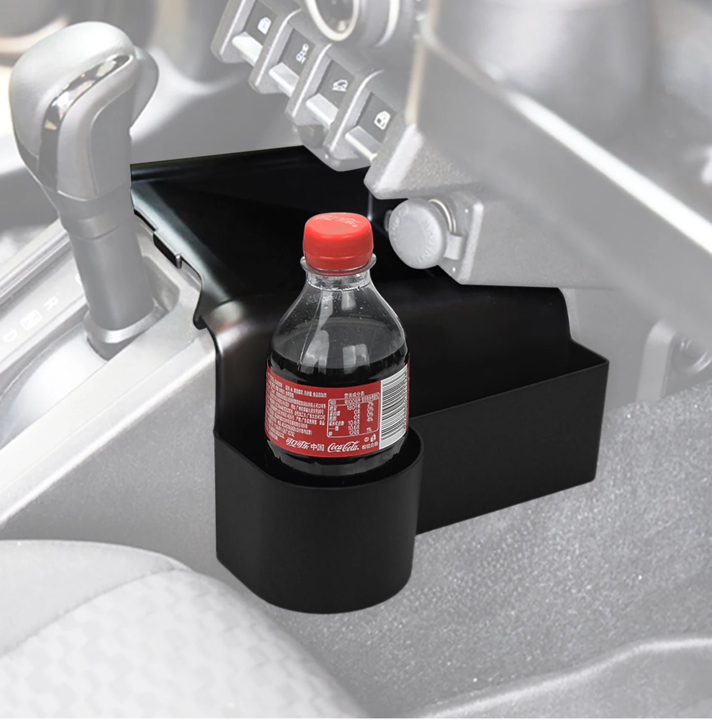 Car Gear Shift Storage Box Center Console Organizer Tray Phone Cup Holder for Suzuki Jimny 2024 2025 AT Model Interior Accessory