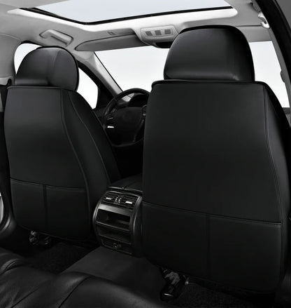 5-seat  car seat cover, new nappa leather ice silk fixed lumbar support, four-season universal, suitable for most cars