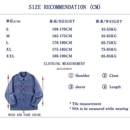 2026 Spring Round Collar Mole Skin French Four Bag Workwear Jacket Heavy Duty Washed Vintage Styleouter Garment Loose Fit Coat