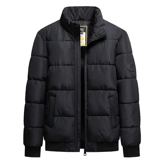 8XL Stand Collar Cotton Parkas Men Autumn Winter Thick Padding Baseball Collar Parkas Men Korean Fashion Outerwear Down Coat Man