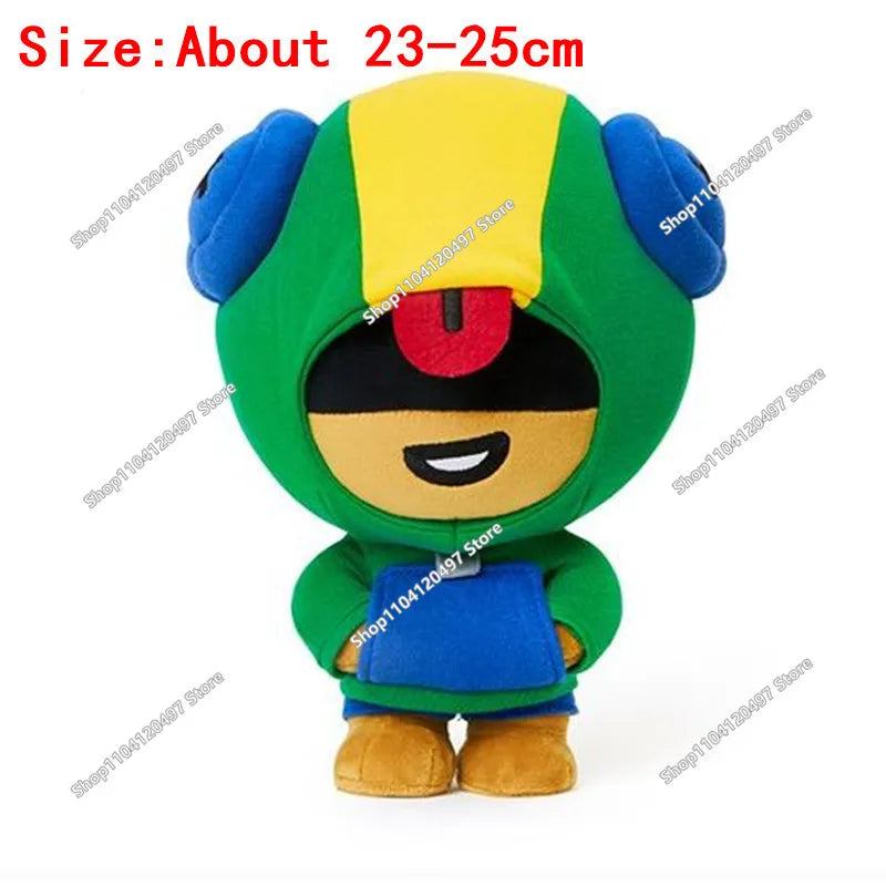 Animation Boys Girls PRIMO Brawler Toy Figures Plushies Leon Spike Shelly Figure Kids Game Toy Figures Birthday Gift