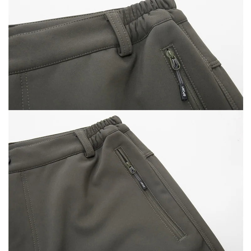TRVLWEGO Women's Winter Hiking Pants Outdoor Camping Travel Windproof Snow-Fleece Lined Breathable Warm Trekking Trousers