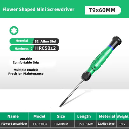 LAOA 1pcs precision screwdriver SL1.0-4.0 screwdriver phillips mini screwdriver phillips screwdriver plum blossom T5-T20
