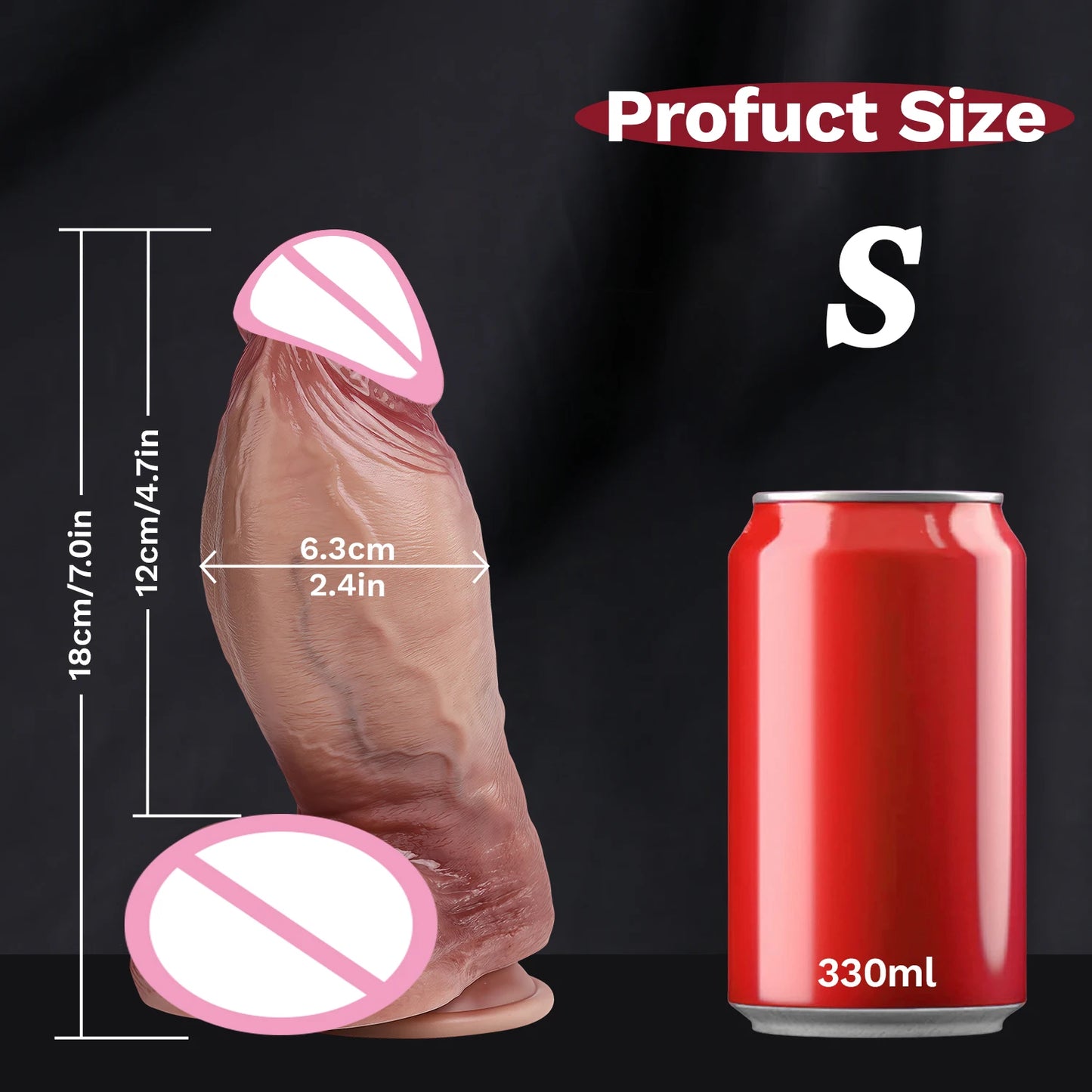 oversized mega realistic dildo big ass vaginal dilation masturbation wand thick penis male and female sex toys for super gamers
