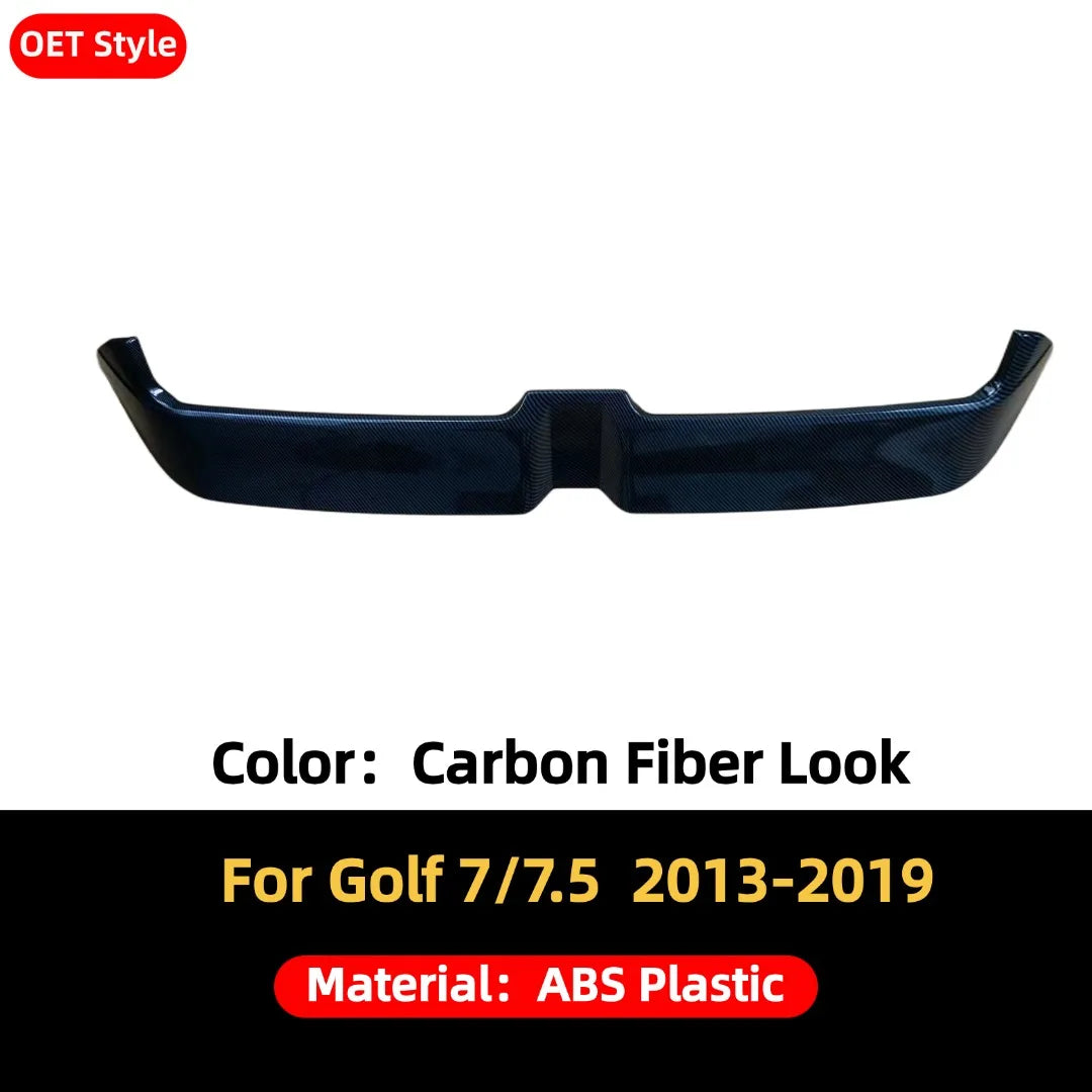 Rear Roof Wing Spoiler Tail Splitter Air Dam Tuning Accessories Body Kit For Volkswagen VW Golf MK 7 7.5 GTI R Oettinger 2013-19