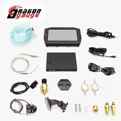Race Dashboard Full Sensor Kit Colorful TFT Touch-Screen Life Waterproof Multi-function Racing Dash Gauge DO909