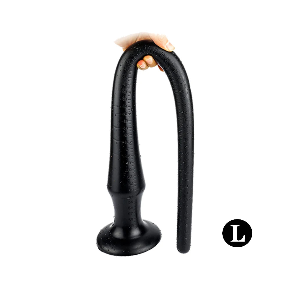 30-60CM Liquid Silicone Scale Anal Strip Butt Plug Dildo Stimulate Anus Vagina Soft Anal Dilator Couple Sex Toys For Women Men