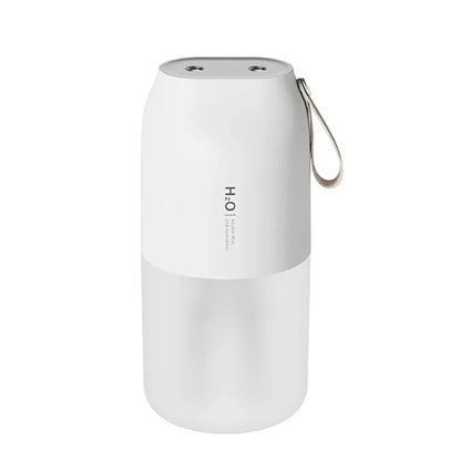 Wireless Rechargeable Air Humidifier Dual Nozzle Cold Fog With Led Night Light Mini Office Car Home Birthday Gifts For Family