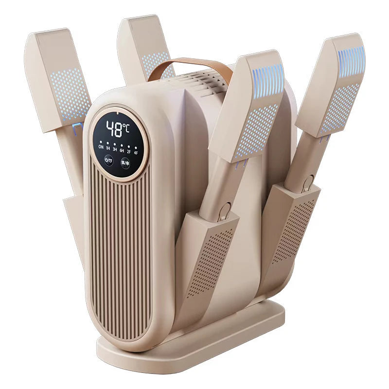 Foldable Shoe Dryer Electric Shoe and Boot Dryer Timing Control Household Shoe Warmer Portable Heater For Socks Boots