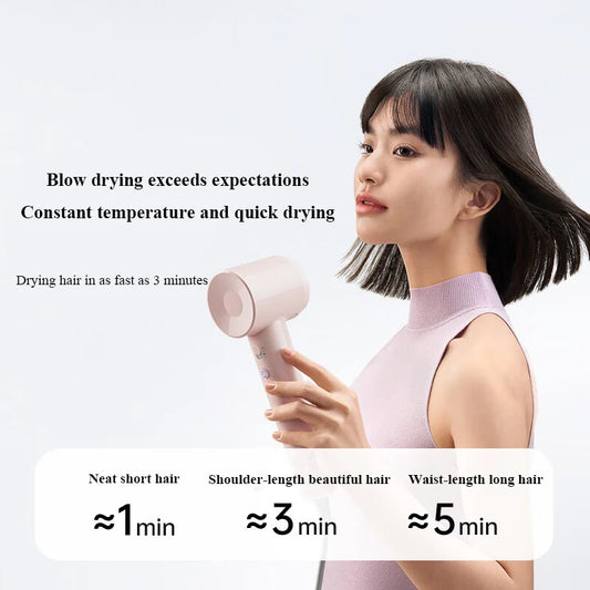 High-speed hair dryer six colors strong wind quick drying body as light as 345g intelligent constant temperature noise reduction