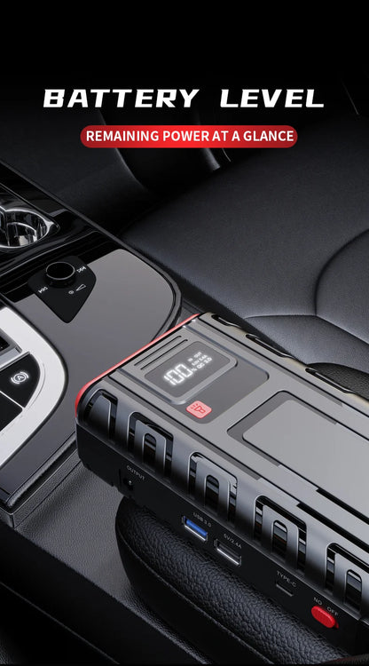 2000A 1600A Multifunctional Car Emergency Start Power Supply 12V Car Starting Charge 1200A 1000A 800A Jump Starter Start Booster