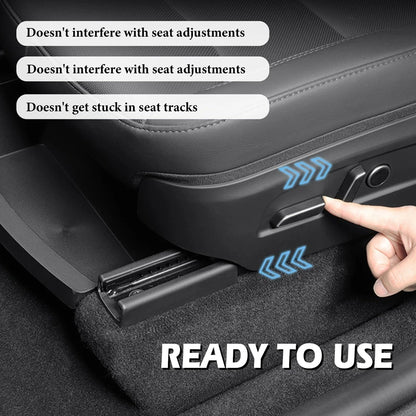 Under Seat Storage Box Organizer for Tesla Model Y Juniper 2025 2026 Underseat Storage Tray Bin Trash Can Car Travel Accessories