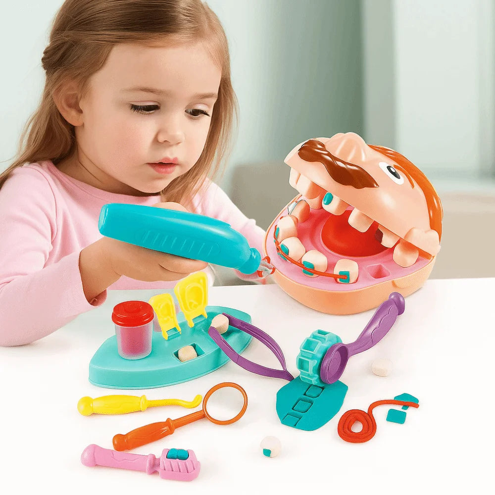 Simulation Doctor's Mud Children Doctor Set Role Play Interactive Doctor Pretend Play Kit Montessori DIY Puzzle Doctor Gift